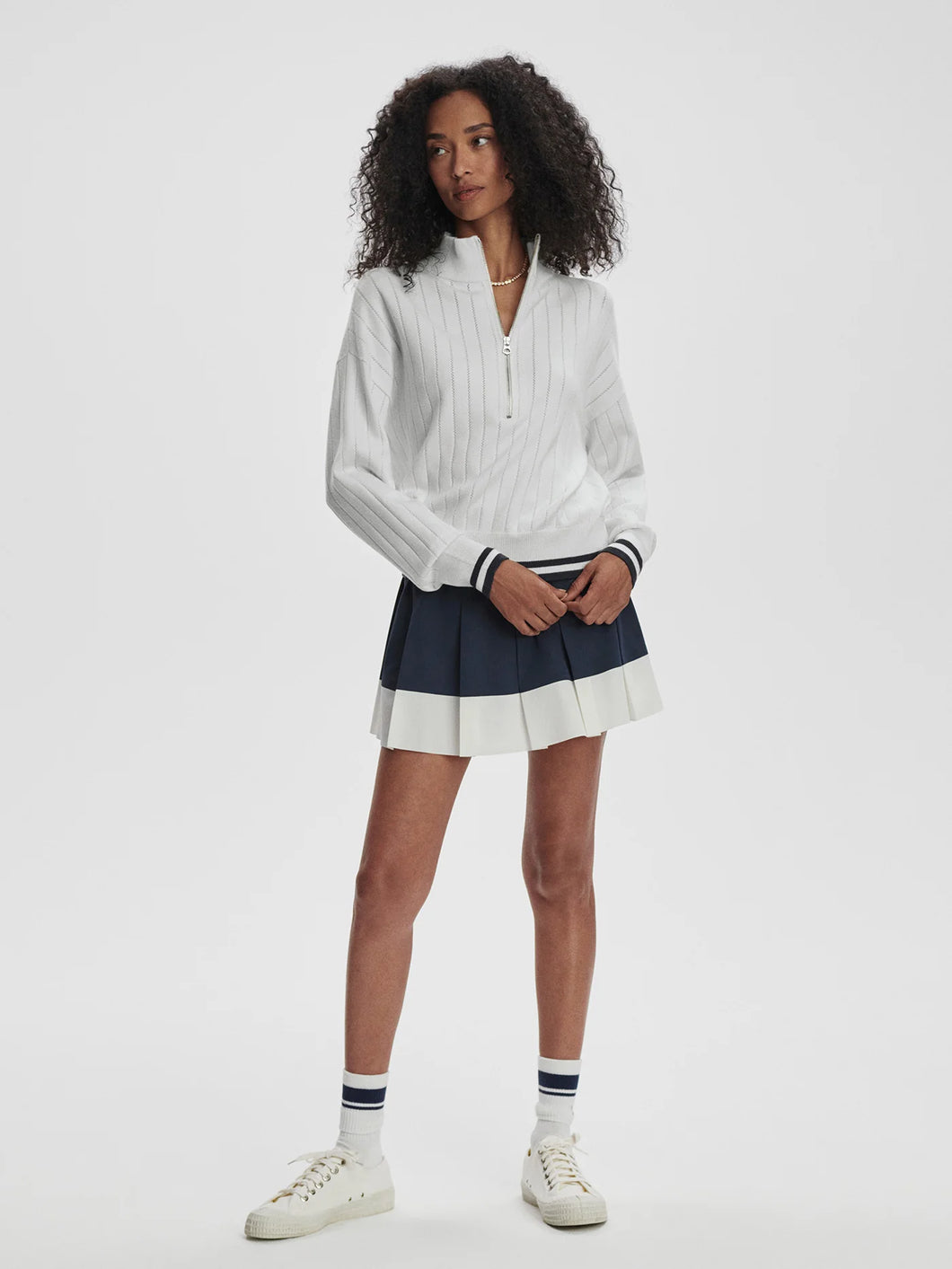 Varley Aliyah Half Zip Knit