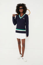 Load image into Gallery viewer, Lacoste Classic Cable Knit Tennis Sweater
